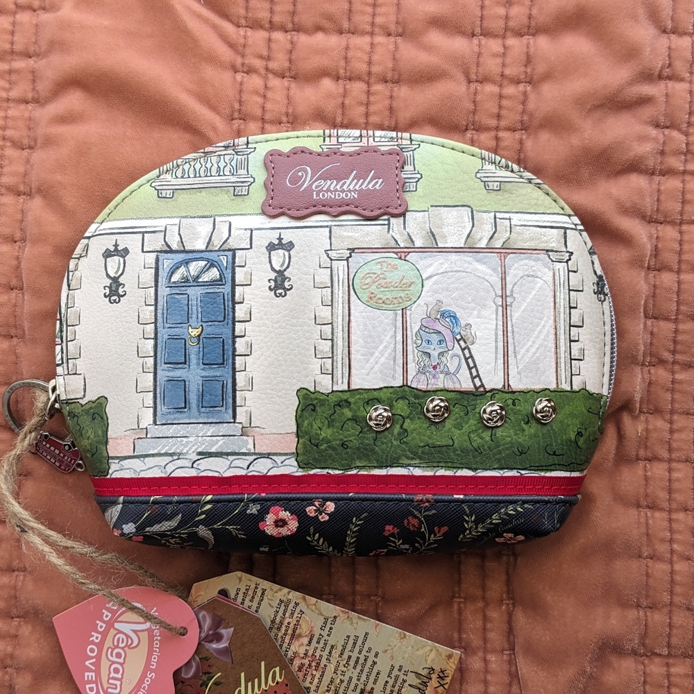 Vendula London Heritage Georgian Cosmetic Bag Cat House